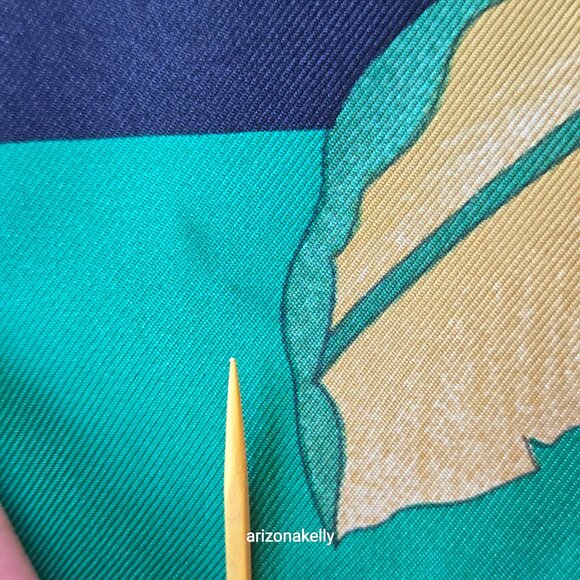 Salvatore Ferragamo Silk Carré Scarf Big Cats, Fox, Bird in Floral Style Jungle - Picture 13 of 16